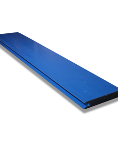 Buchtenprofil 30x200- 995 blau inkl Endkappen